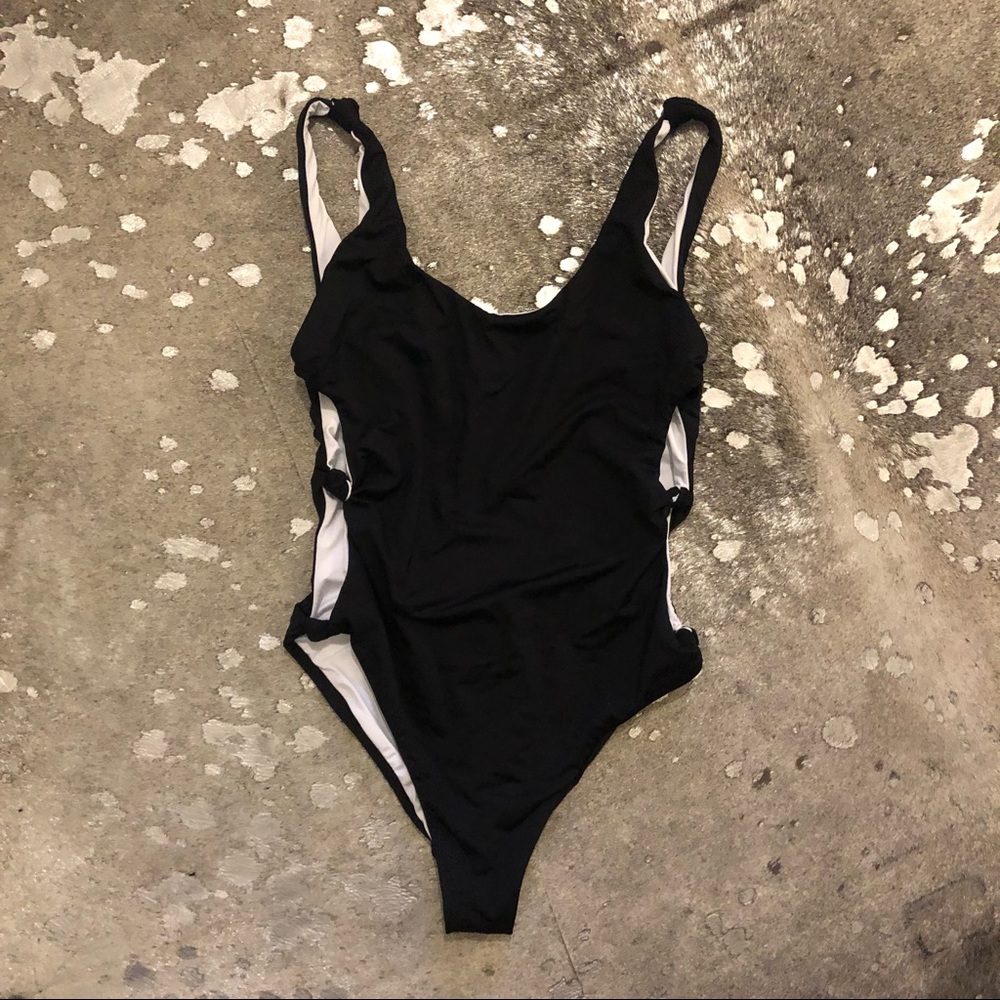 Black & White Reversible One Piece